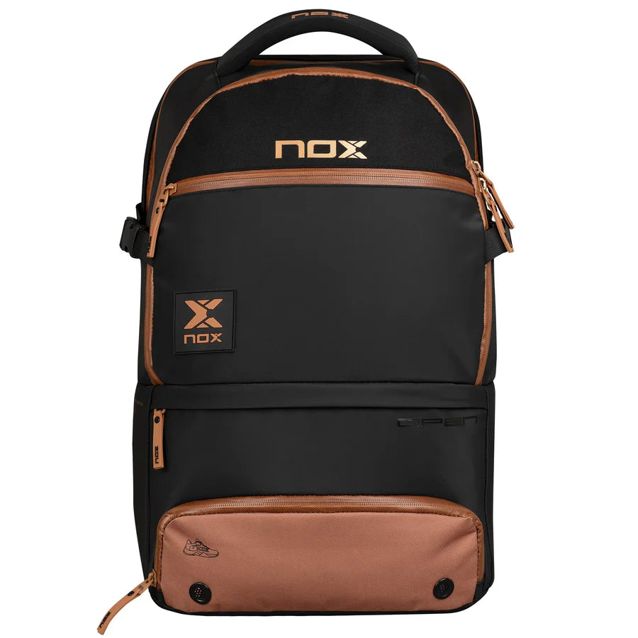 Nox Luxury Open Series Backpack - Black/Brown