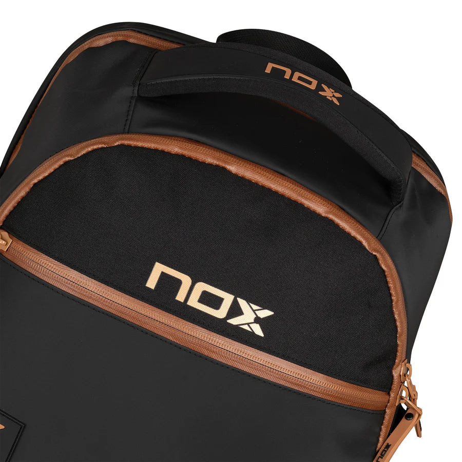 Nox Luxury Open Series Backpack - Black/Brown