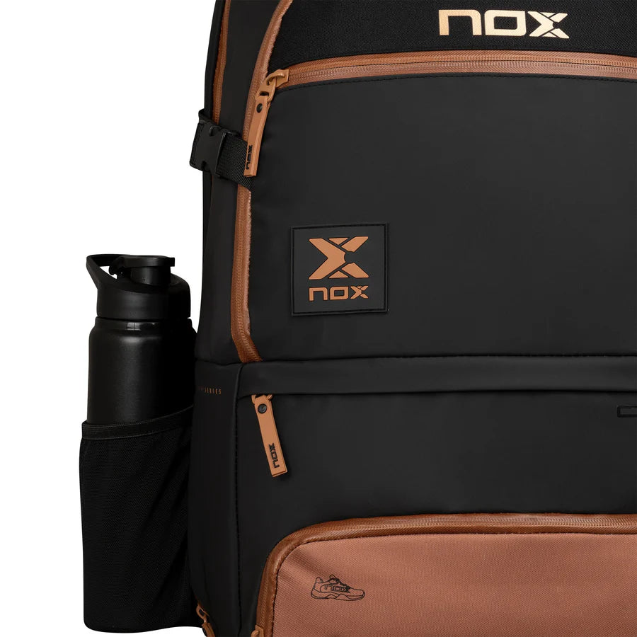 Nox Luxury Open Series Backpack - Black/Brown