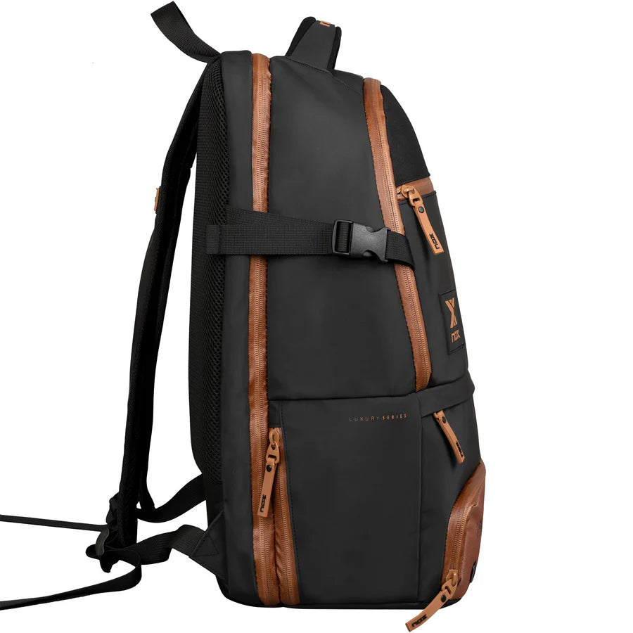 Nox Luxury Open Series Backpack - Black/Brown