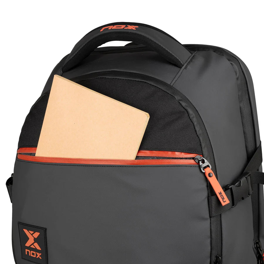 Nox Luxury Open Series Backpack - Black/Red