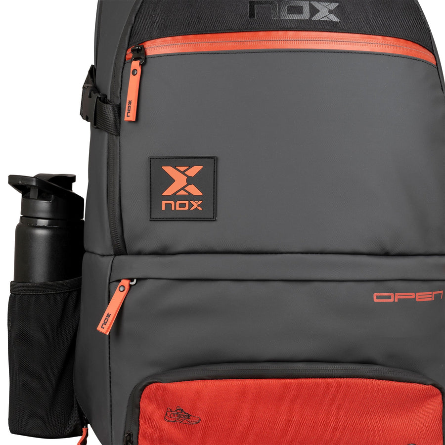 Nox Luxury Open Series Backpack - Black/Red