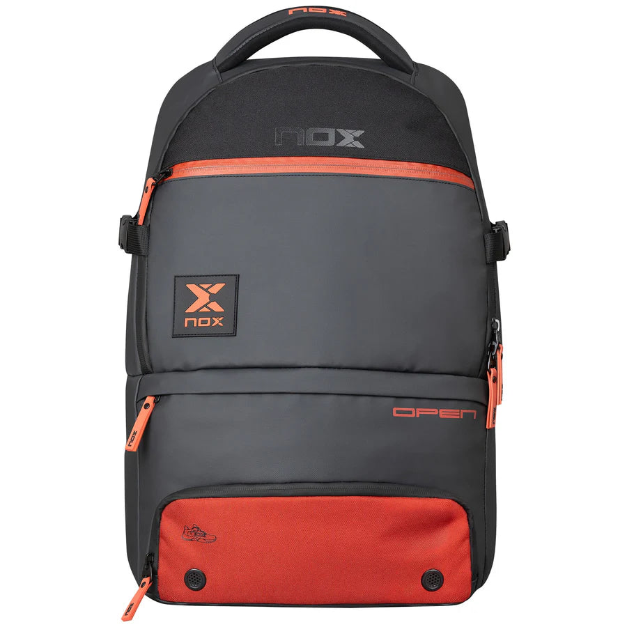 Nox Luxury Open Series Backpack - Black/Red
