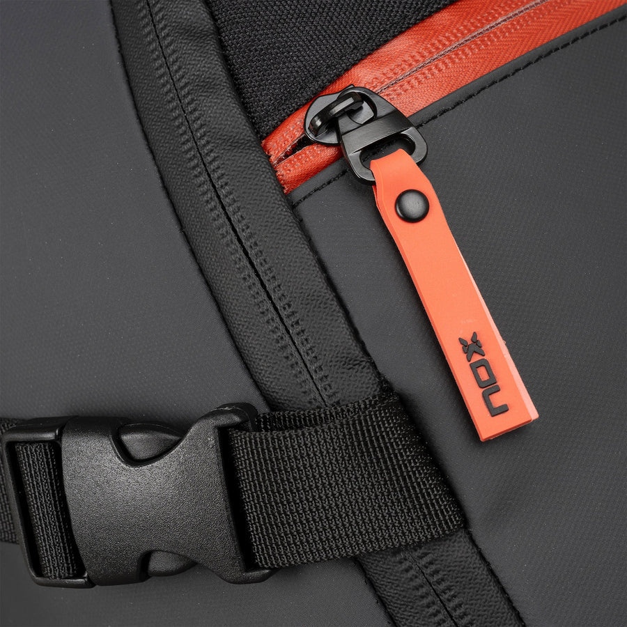 Nox Luxury Open Series Backpack - Black/Red