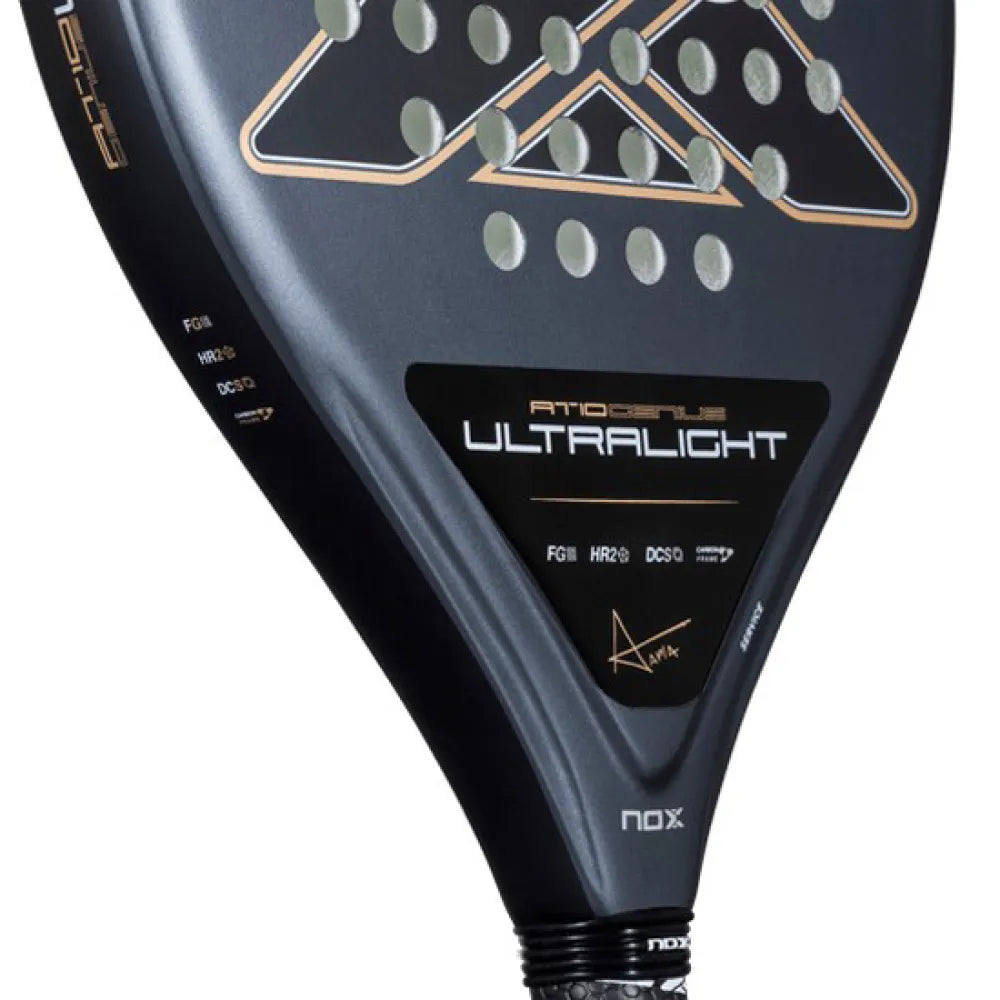 Nox AT10 Ultralight 2026 - Padel Racket - Slate Grey/Black