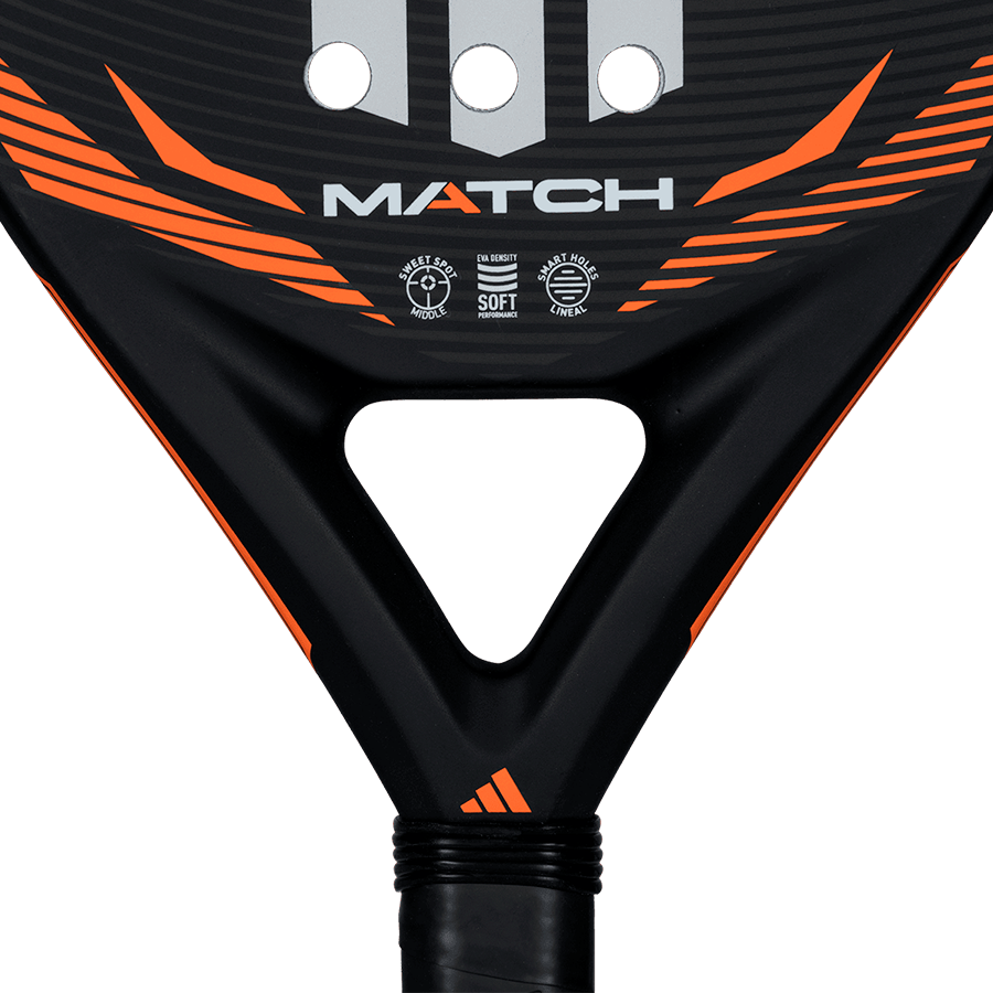 Adidas Match 2026 - Black/Orange - Padel Racket