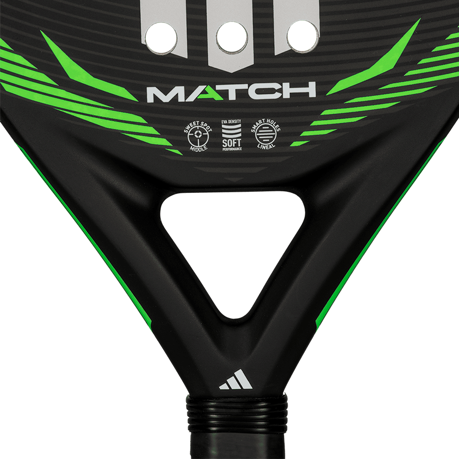 Adidas Match 2026 - Black/Lime - Padel Racket