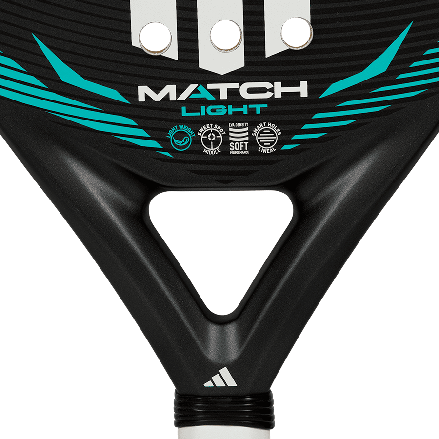 Adidas Match Light 2026 - Anthracite/Blue - Padel Racket