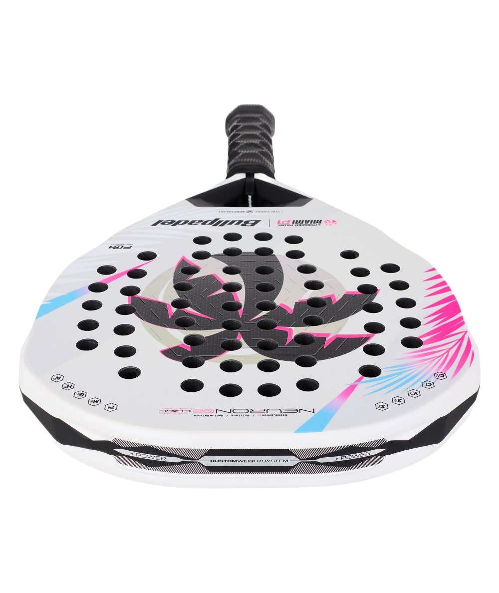 BULLPADEL NEURON 02 EDGE MIAMI 26 WHITE