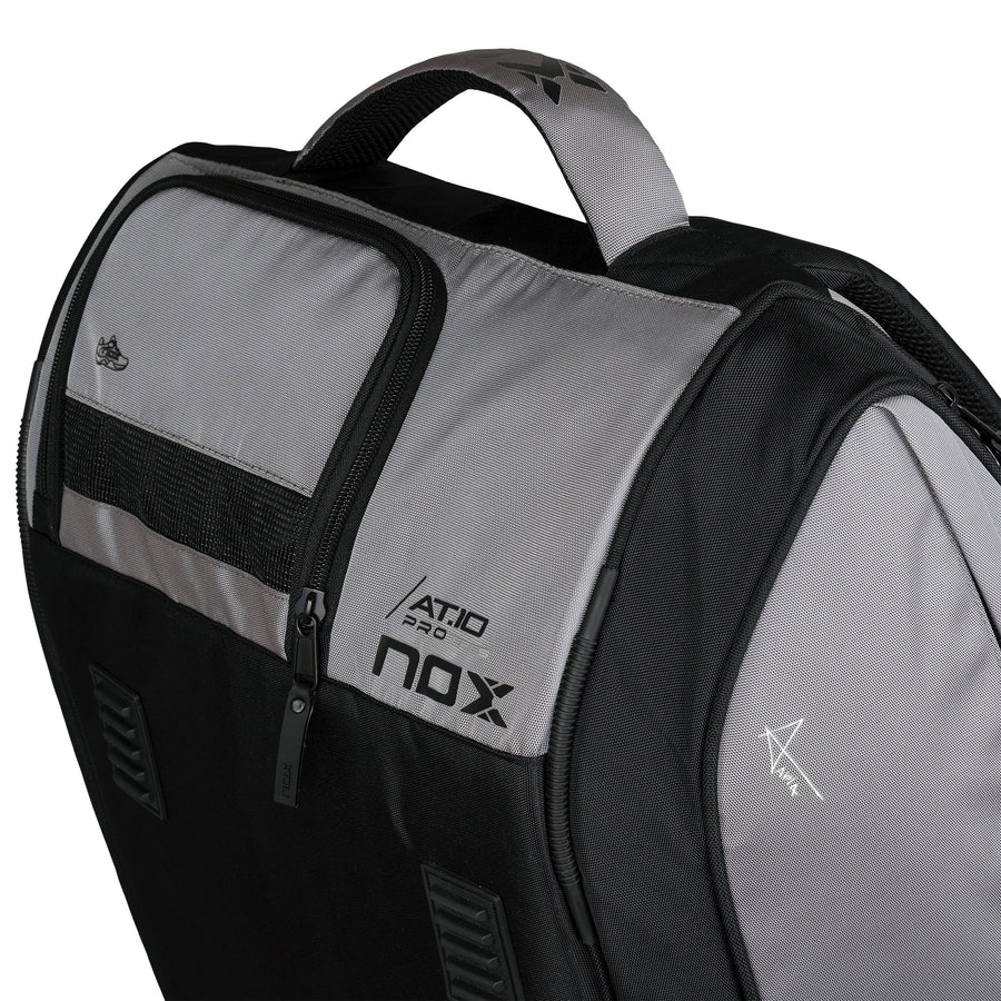Nox AT10 Competition XL Compact Padel Bag - Black/Grey