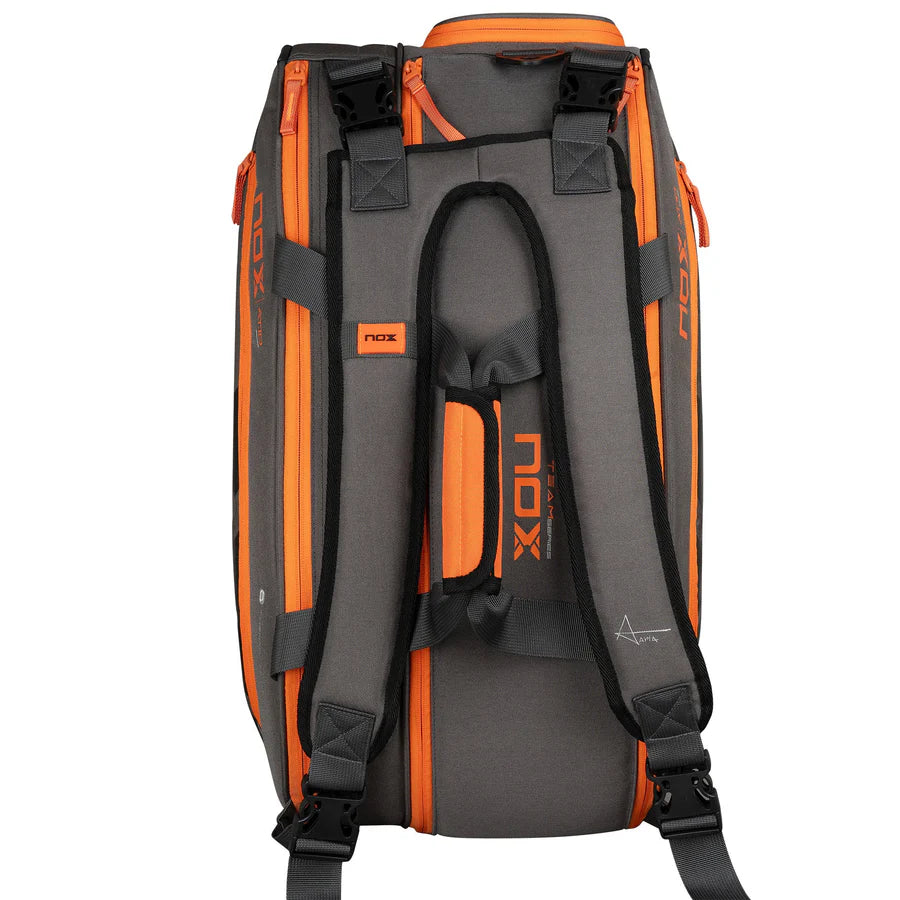Nox AT10 Team Padel Bag - Grey/Orange