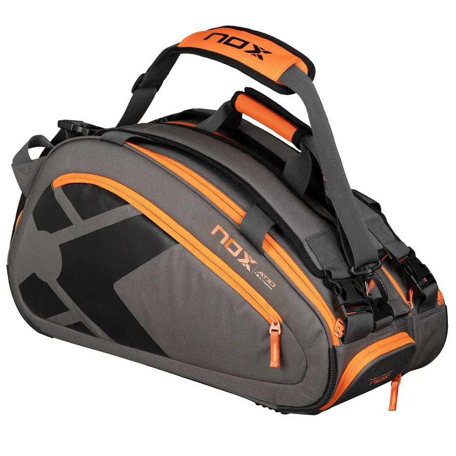 Nox AT10 Team Padel Bag - Grey/Orange