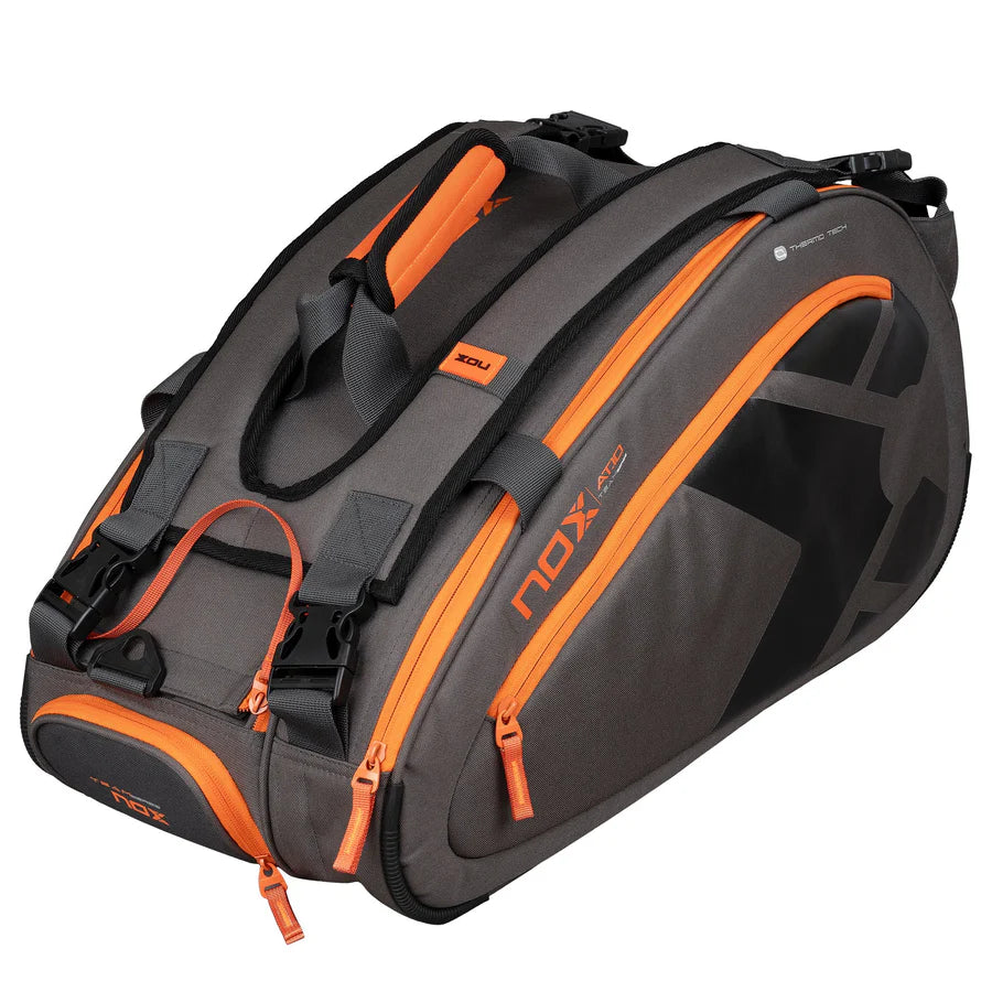 Nox AT10 Team Padel Bag - Grey/Orange