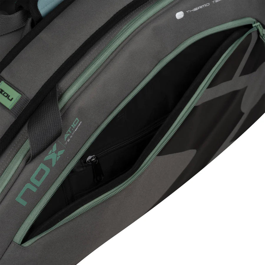 Nox AT10 Team Padel Bag - Grey/Green