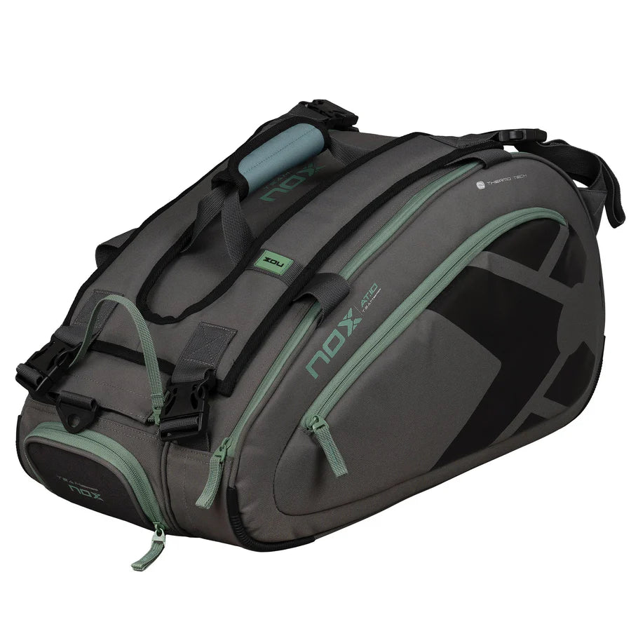 Nox AT10 Team Padel Bag - Grey/Green