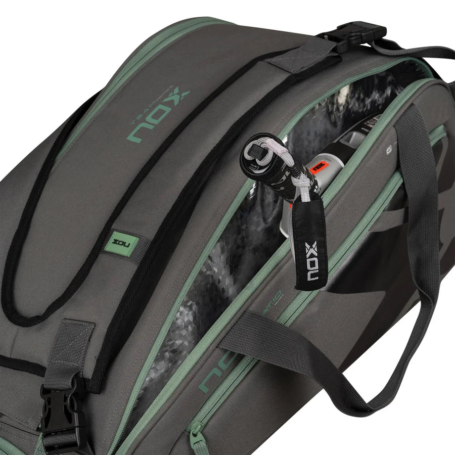 Nox AT10 Team Padel Bag - Grey/Green