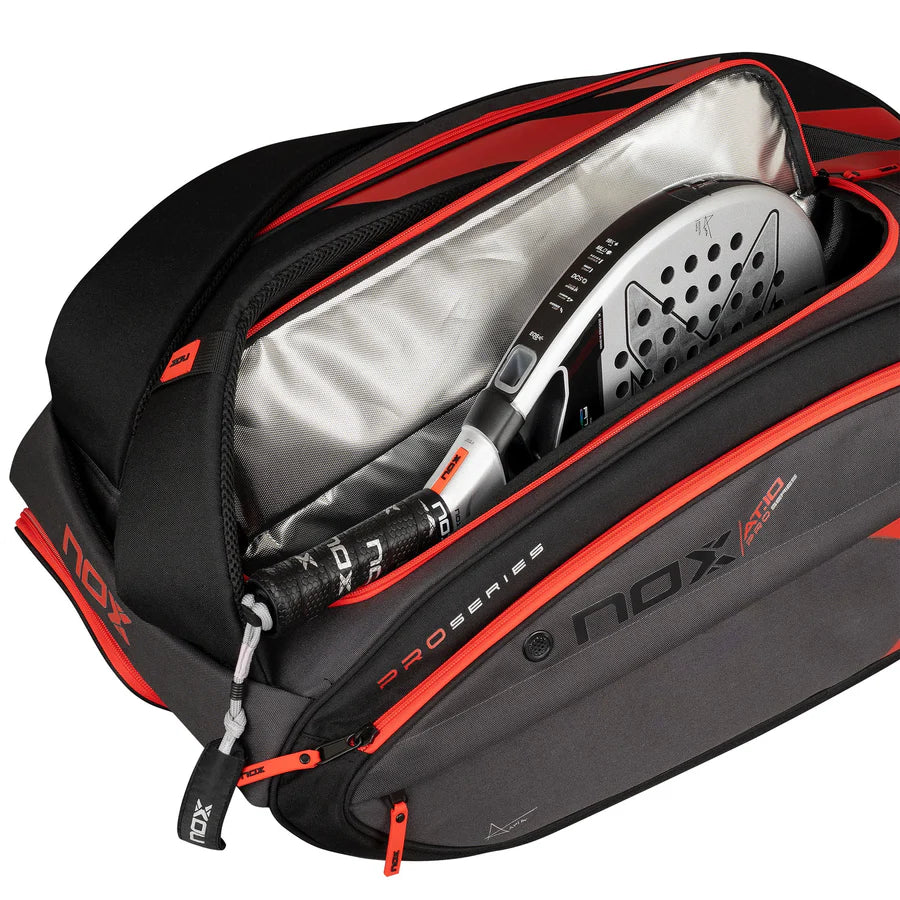 Nox AT10 XXL Padel Bag - Black/Red