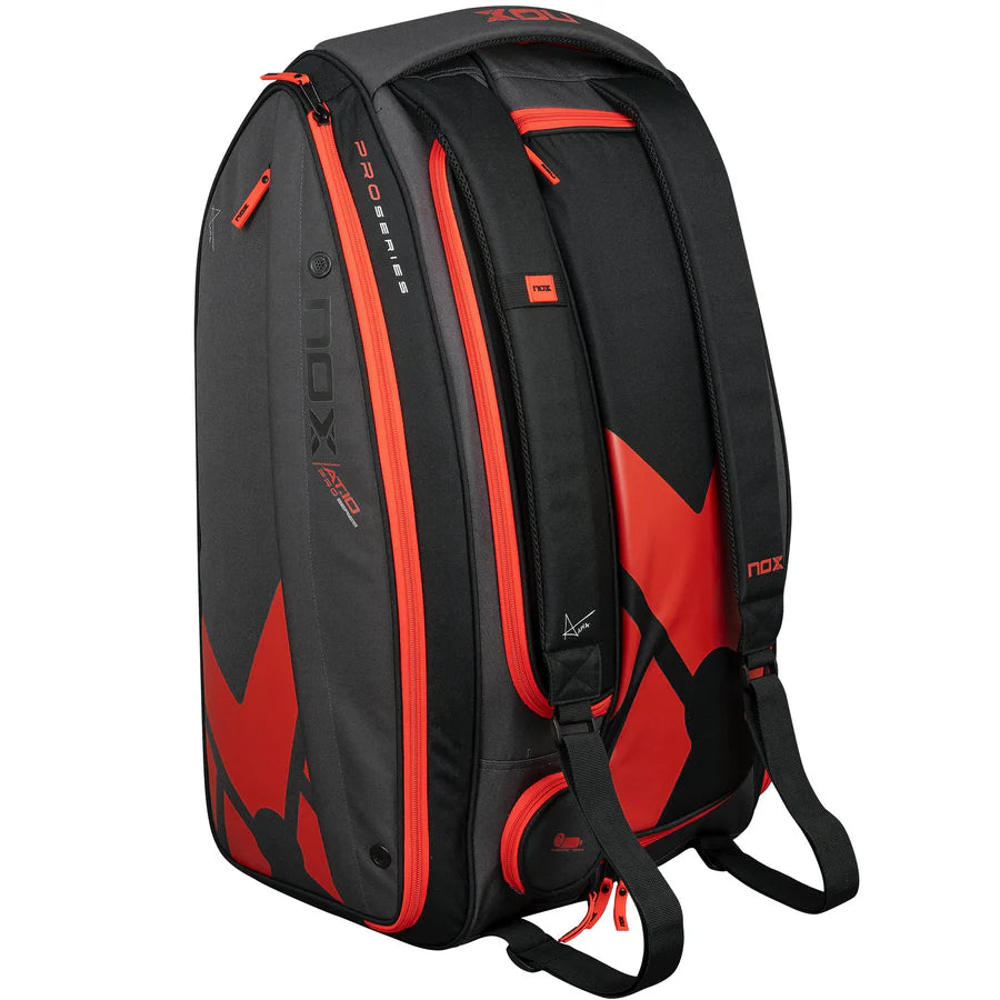 Nox AT10 XXL Padel Bag - Black/Red
