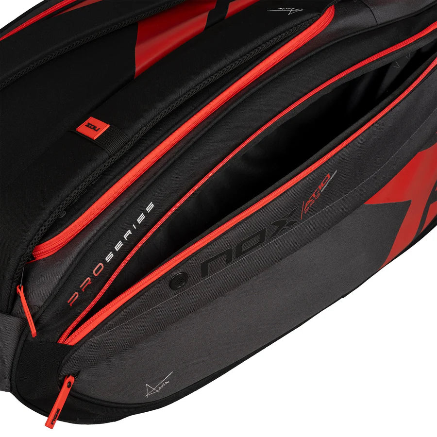 Nox AT10 XXL Padel Bag - Black/Red