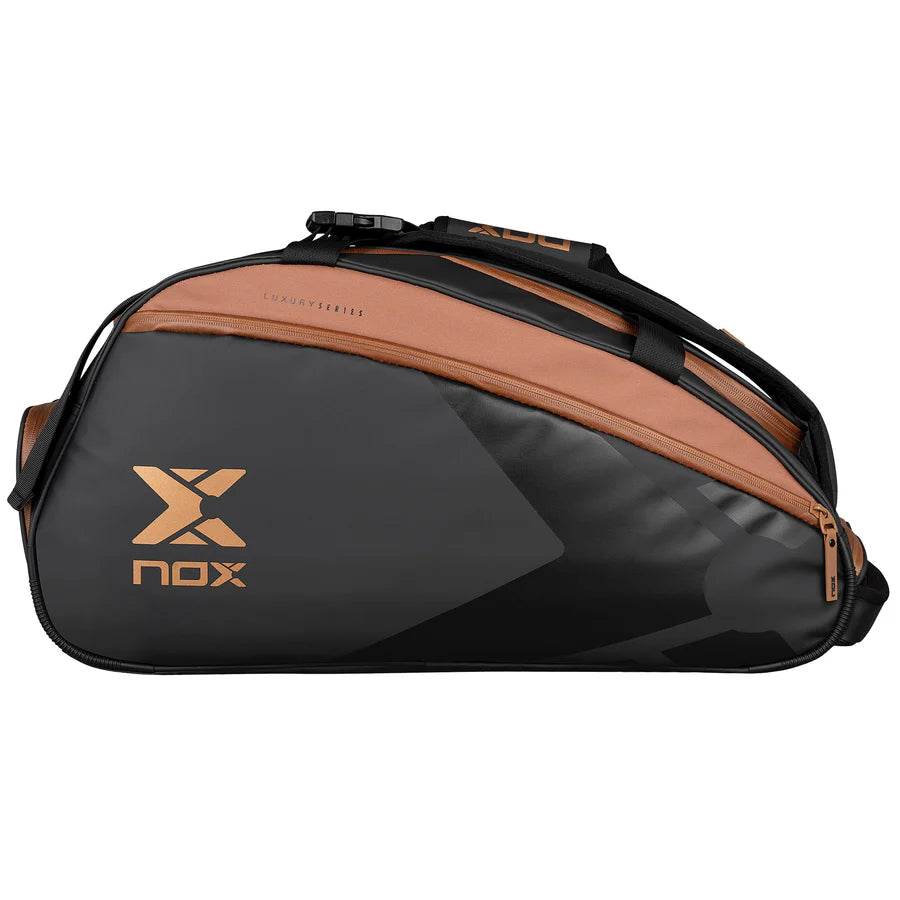 Nox Luxury Open Series Padel Bag - Black/Brown