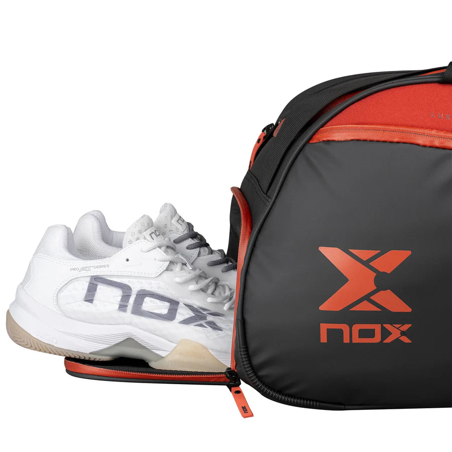 Nox Luxury Open Series Padel Bag - Black/Red