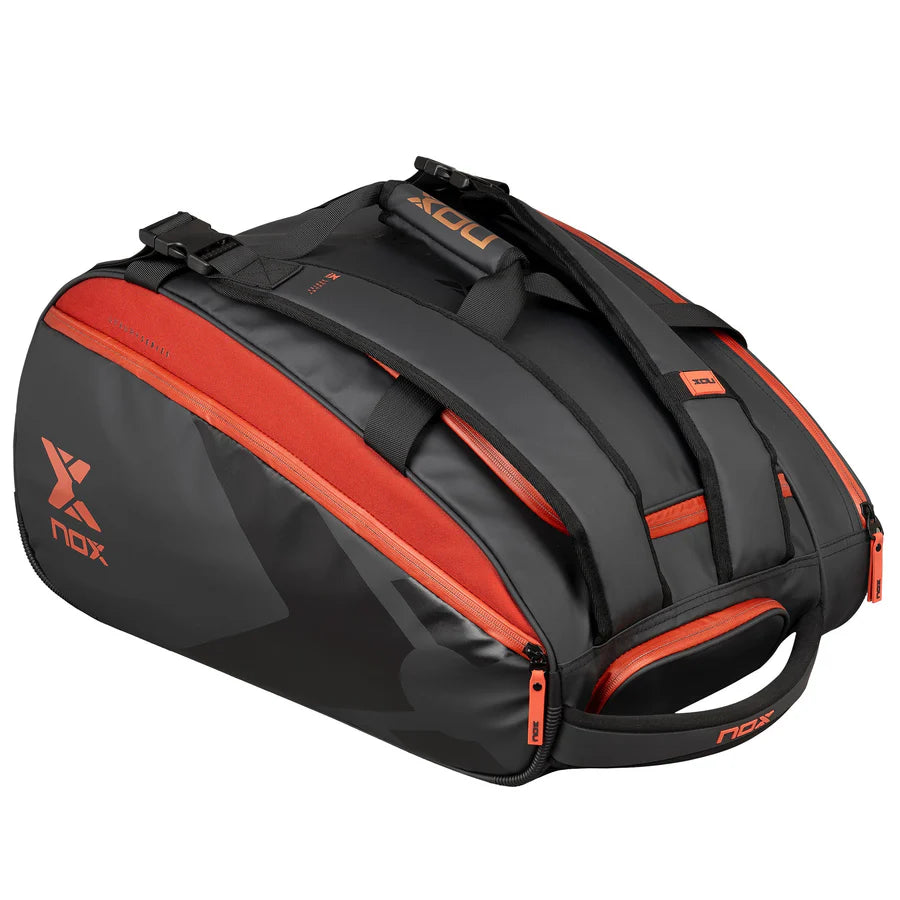 Nox Luxury Open Series Padel Bag - Black/Red