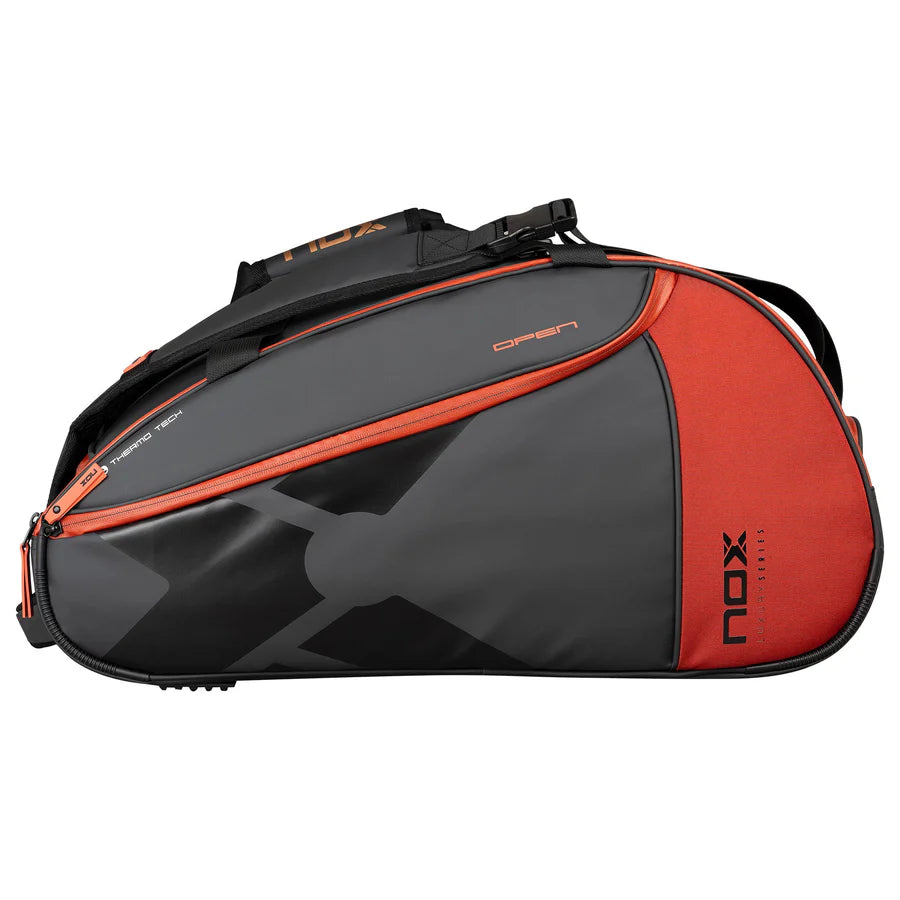 Nox Luxury Open Series Padel Bag - Black/Red