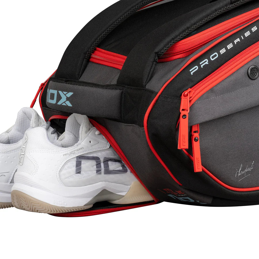 Nox ML10 Competition XL Compact Padel Bag - Black/Red/Grey