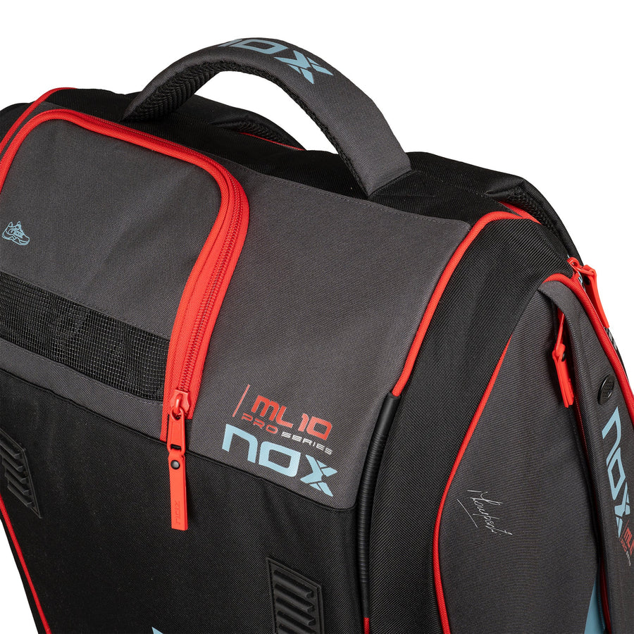 Nox ML10 Competition XL Compact Padel Bag - Black/Red/Grey