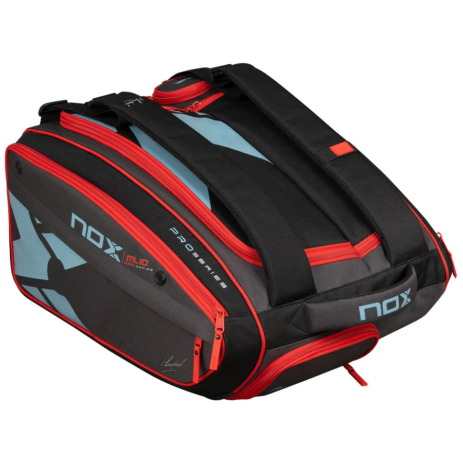 Nox ML10 Competition XL Compact Padel Bag - Black/Red/Grey