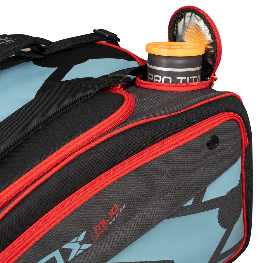Nox ML10 Competition XL Compact Padel Bag - Black/Red/Grey