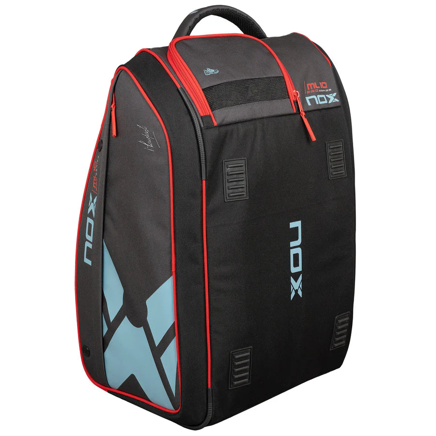 Nox ML10 Competition XL Compact Padel Bag - Black/Red/Grey