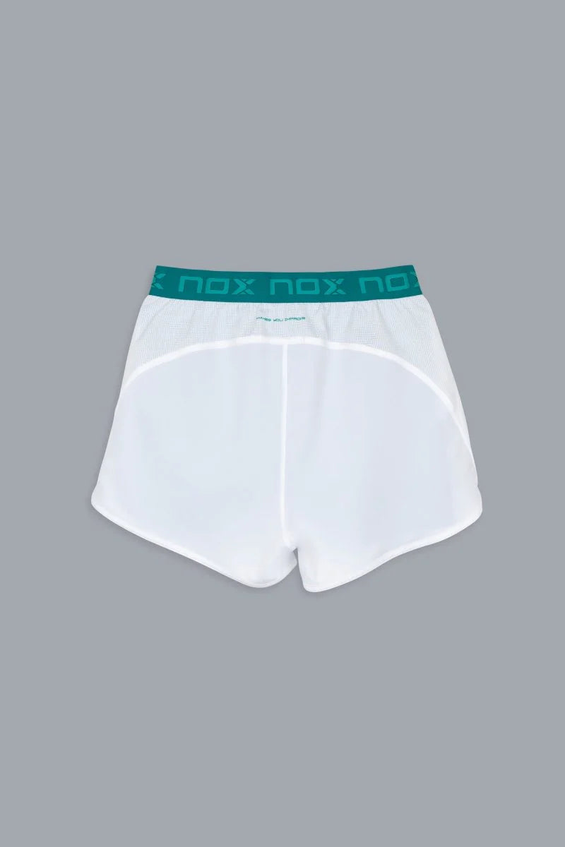 Nox Women's Pro Short - White/Ivy Green