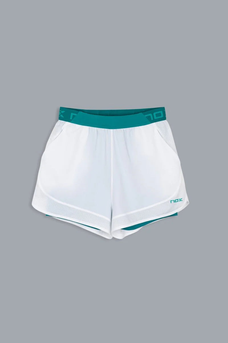 Nox Women's Pro Short - White/Ivy Green