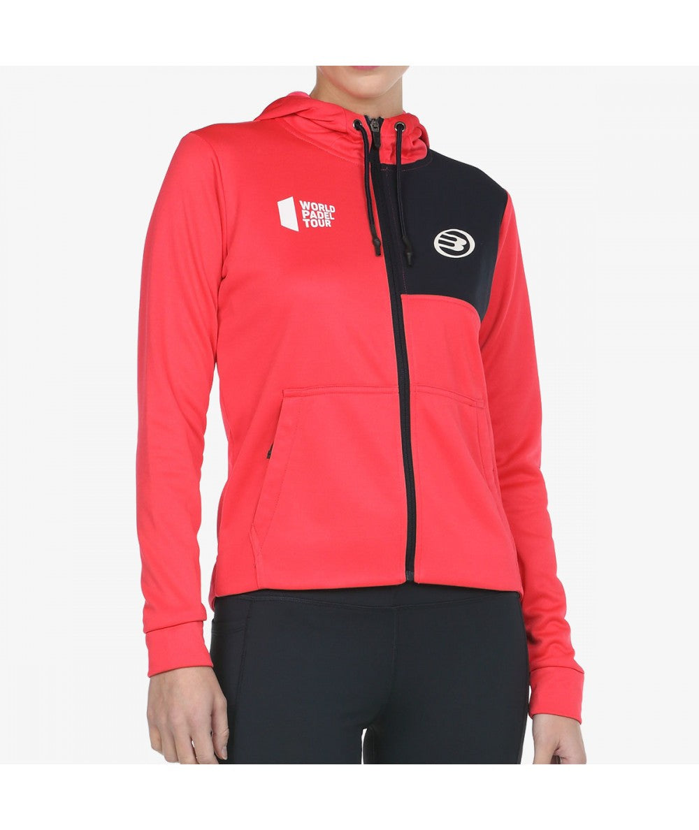 Bullpadel Hoodie WPT Rodigal - Crimson