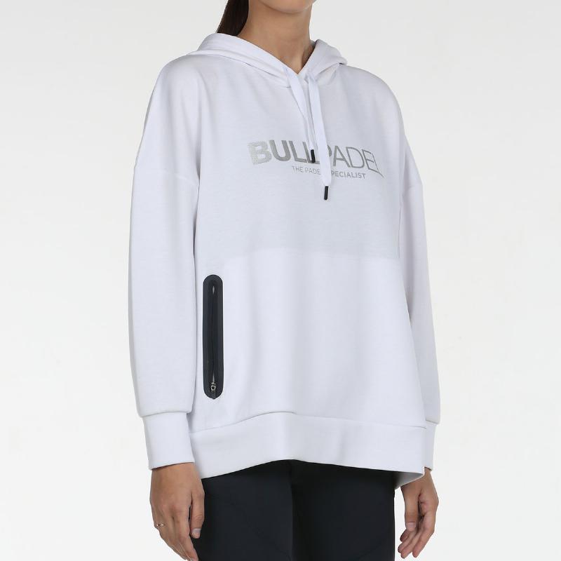 Bullpadel Hoodie Ubate - White