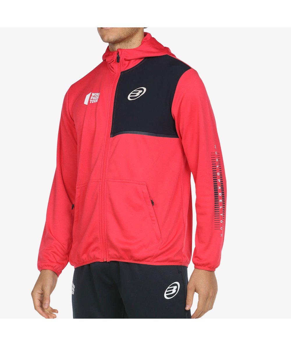 Bullpadel Hoodie WPT Rodicol - Crimson