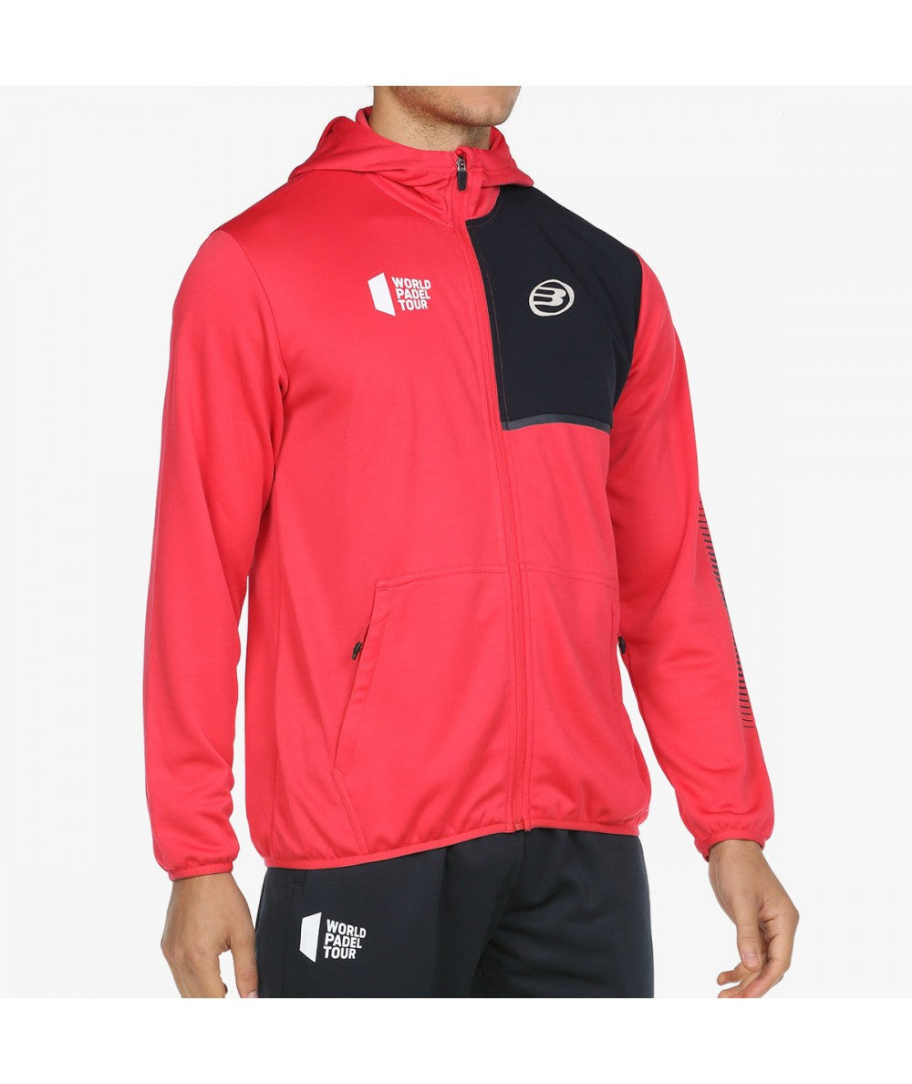 Bullpadel Hoodie WPT Rodicol - Crimson