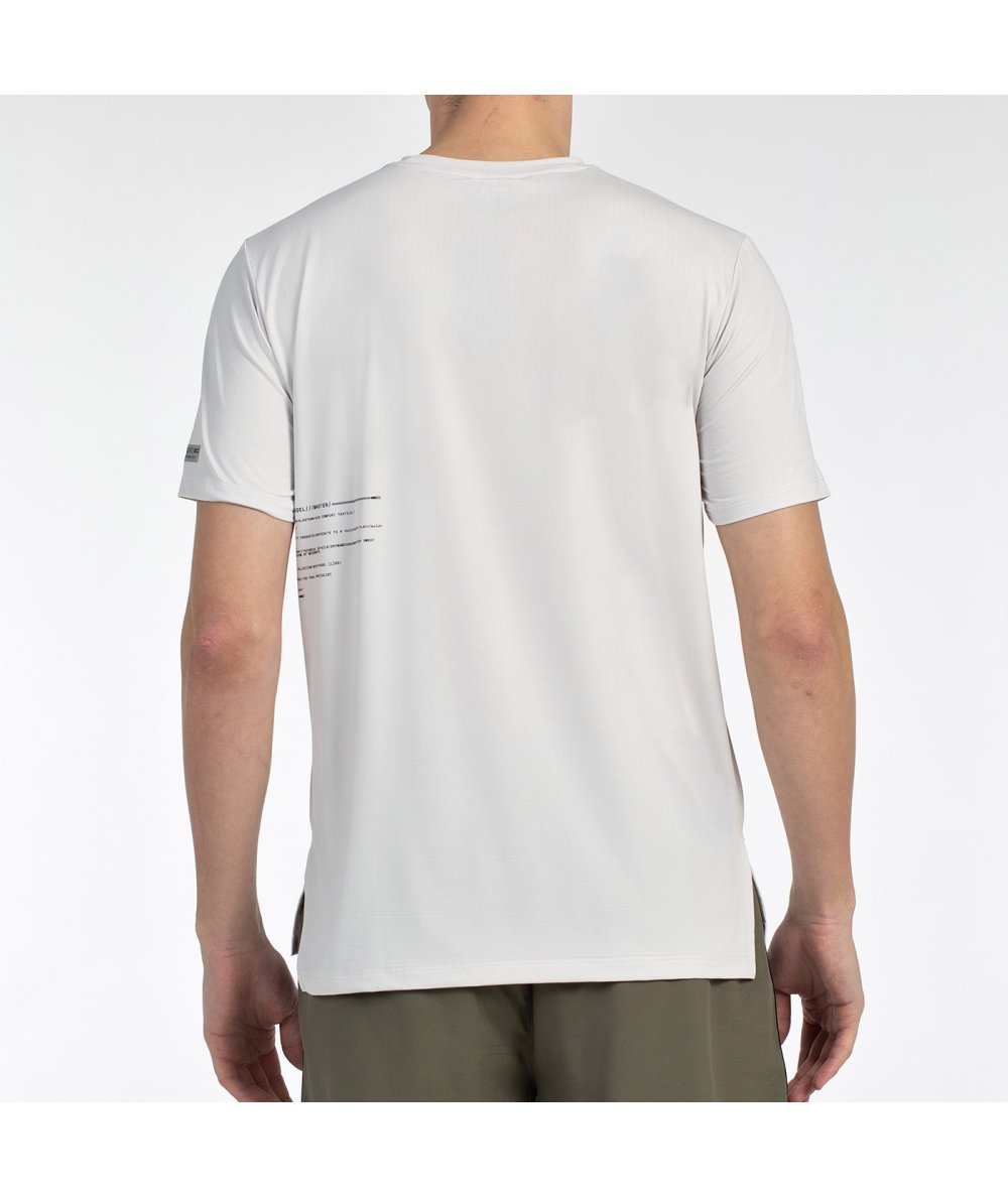 Bullpadel T-shirt 25V Monda - Pearl Grey