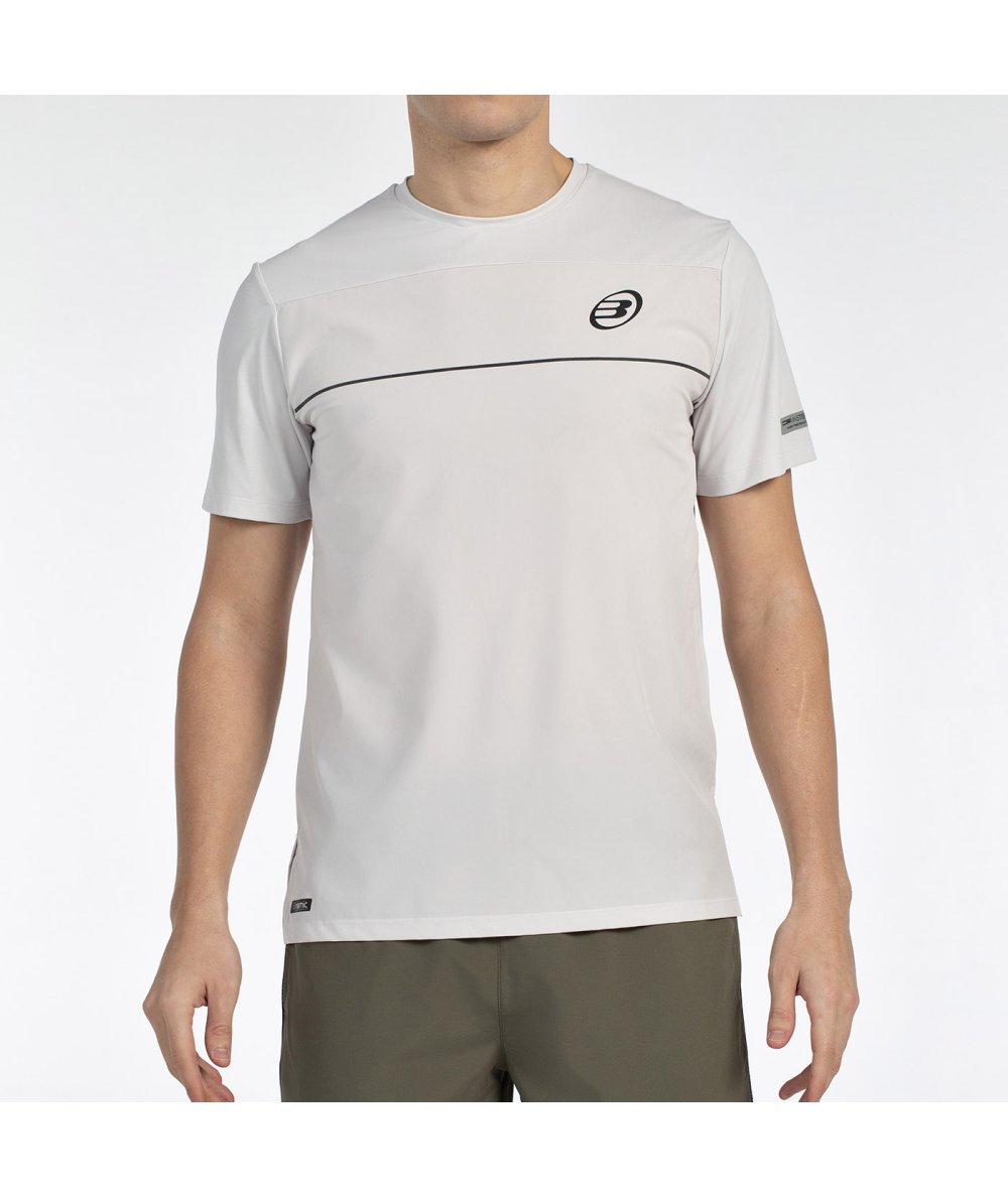 Bullpadel T-shirt 25V Monda - Pearl Grey