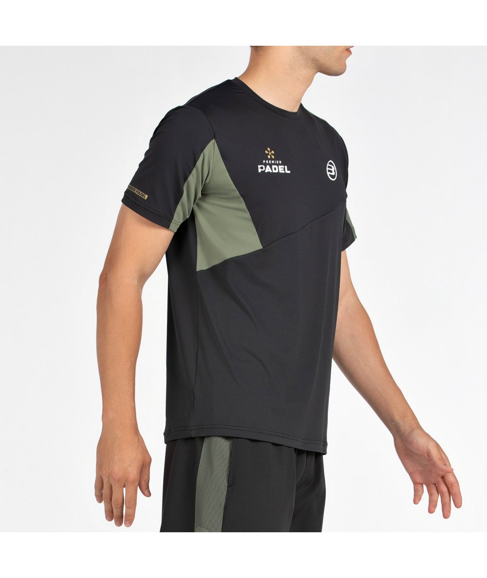 Bullpadel T-Shirt 26V Pocate - Black