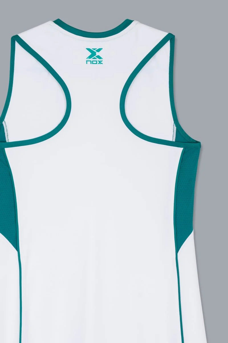 Nox Women's Pro Dress - White/Ivy Green