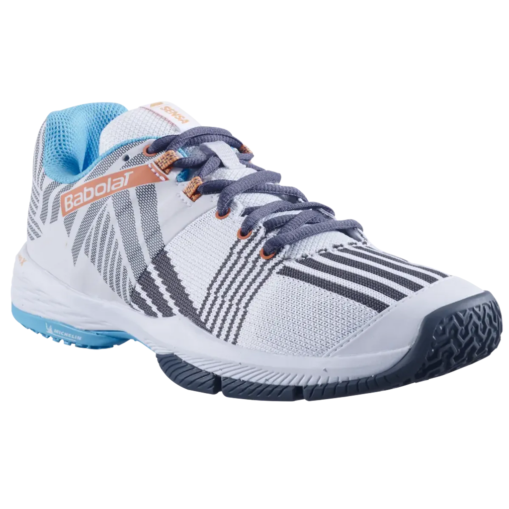 Babolat Shoes Sensa - White/Canyon Sunset