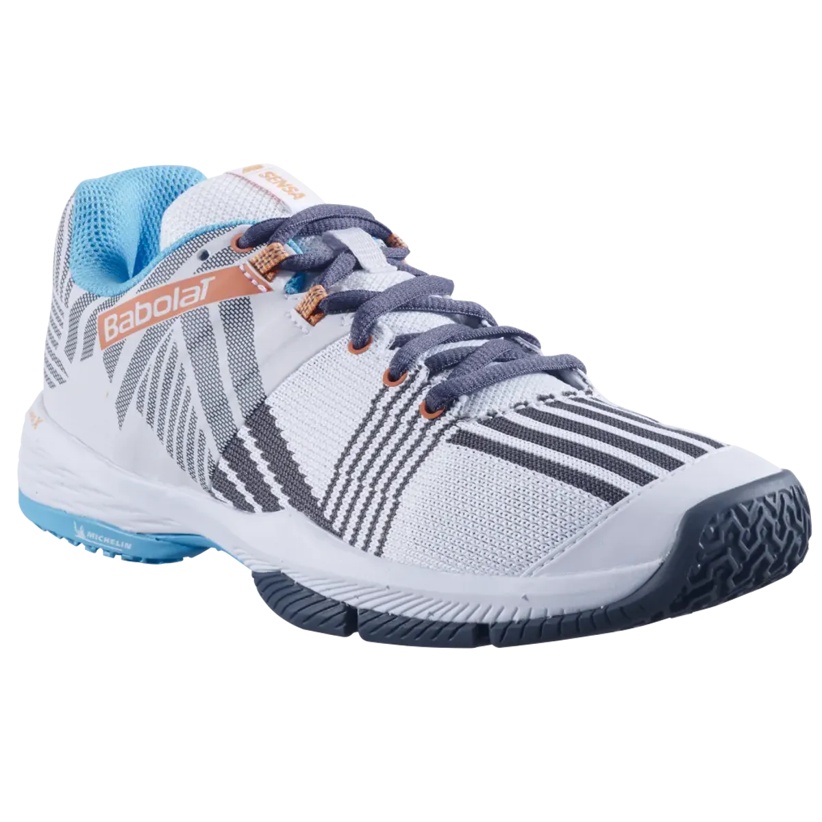 Babolat Shoes Sensa - White/Canyon Sunset