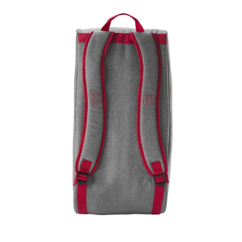 Wilson Padel Bag Team - Grey/Bright Red