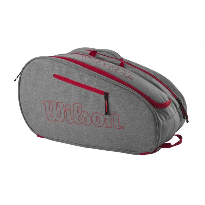 Wilson Padel Bag Team - Grey/Bright Red