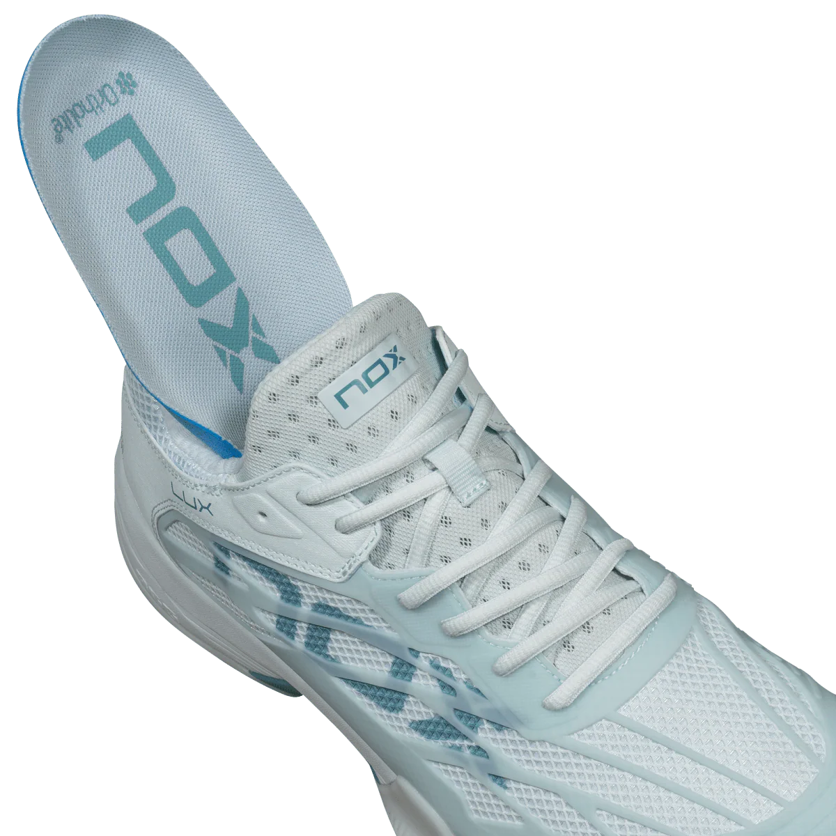 Nox Shoes AT10 Lux - Morning Mist/Turquoise
